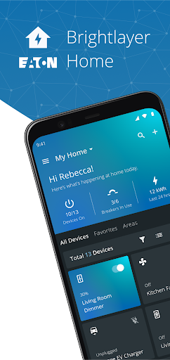 Android application Brightlayer Home screenshort