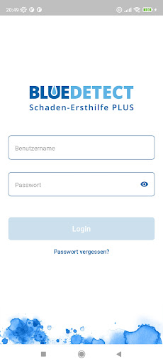 Android application Blue detect screenshort