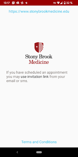 Android application Stony Brook Virtual Care screenshort