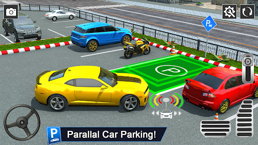 Android application Car Parking Car Games Advance screenshort