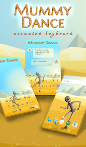 Mummy Dance Keyboard Theme HD  screenshots 1
