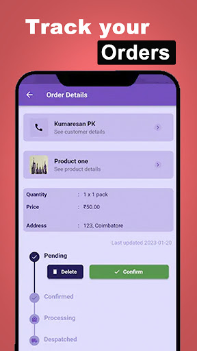 ec-Commerce: Website Builder Screen 3