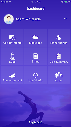 Android application Caring Life screenshort