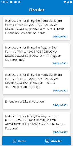 GTU Student Screen 3