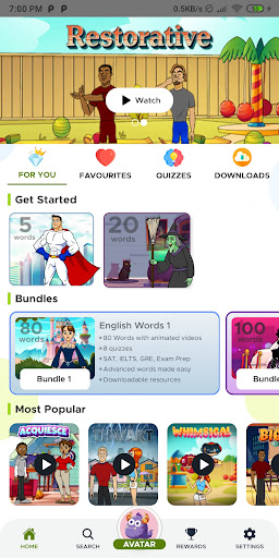 Android application Vocabimate - Quick, Fun Videos screenshort