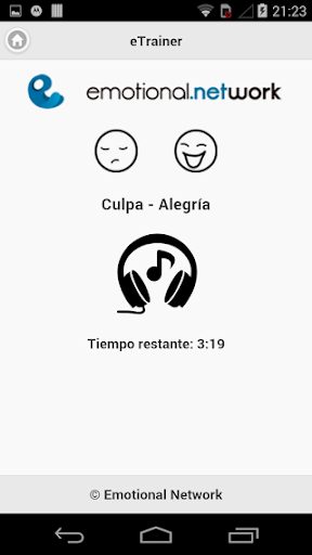 eTrainer - Emotional Network Screen 3