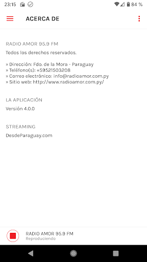 Radio Amor FM Screen 3