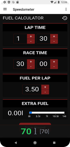 Speedometer mph km/h Screen 3