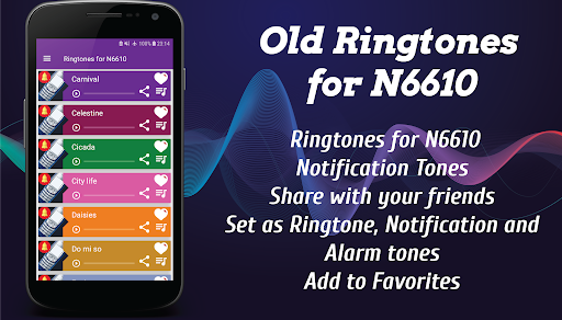 Old Ringtones for Nokia 6610-Retro Ringtones