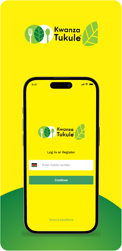 Android application Kwanza Tukule Sales screenshort