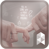 Fall in love launcher theme icon
