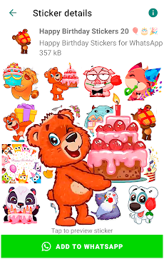 Happy Birthday Wishes Stickersのおすすめ画像5