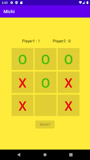Android application Michi - Tic Tac Toe screenshort