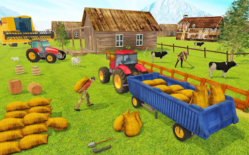 US Tractor Farming Simulator Harvest Farming Games 1.40 APK screenshots 5