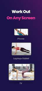 Screenshot of FitOn workouts and fitness plans