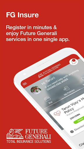 Android application FG Insure General Insurance screenshort