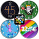 Playful watch face theme pack