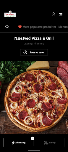 Android application Næstved Pizza & Grill screenshort