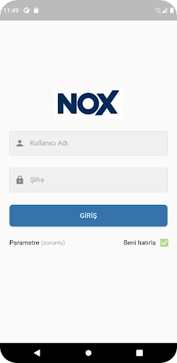 Android application Nox Endüstriyel screenshort