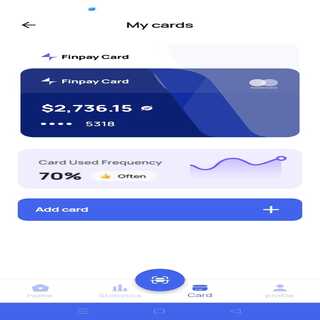 Android application Finpay screenshort
