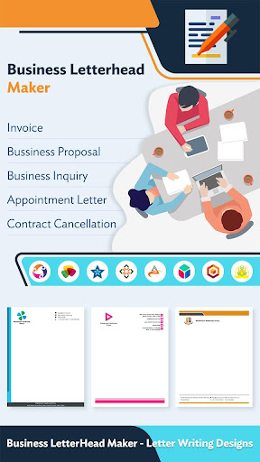 Android application Business LetterHead Maker – Le screenshort