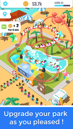 Game screenshot Idle Roller Coaster hack
