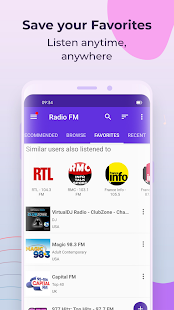 Radio FM Varies with device screenshots 7
