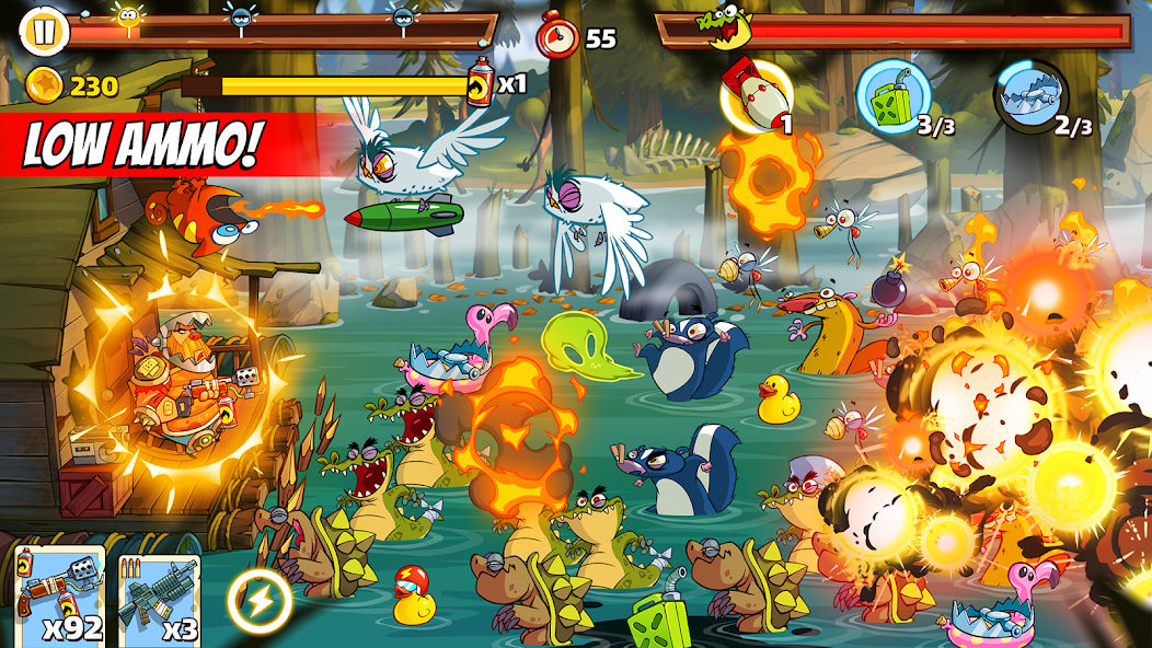 Swamp Attack 2 1.0.34.2004 APK + Мод (Unlimited money) за Android
