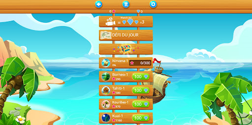 Android application Mahjong Pirate screenshort