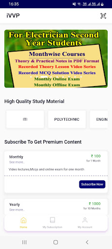 Android application iVVP screenshort