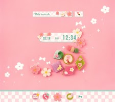 screenshot of Cute Theme-Japanese Treats-