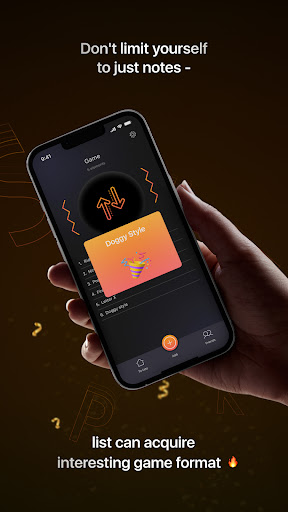 ShakeApp: List & Notes Screen 3