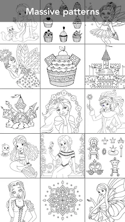 Game screenshot Princess coloring book hack