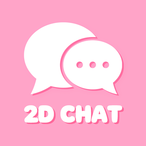 2D chat - Anime chara chat gam  Icon