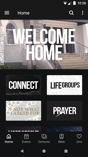Android application Media City Church screenshort