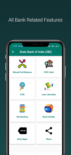 All Indian Bank Details Screen 3