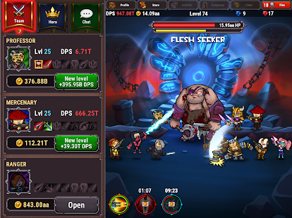 Taptic Heroes－Idle RPG clicker Screenshot