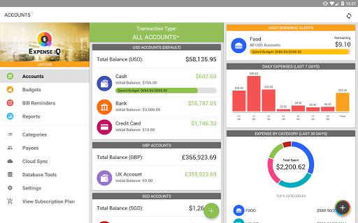 Expense IQ Money Manager - Finance - apps
