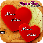 Cover Image of Download Name on Heart Photo Editor  APK