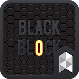 Black Block Launcher theme icon