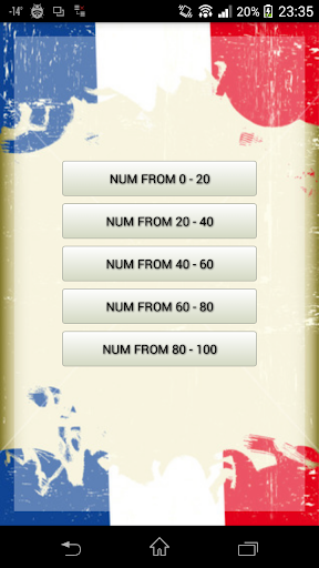 Learn French Numbers Screen 2