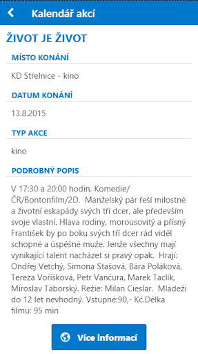 Jindřichův Hradec v mobilu Screen 2