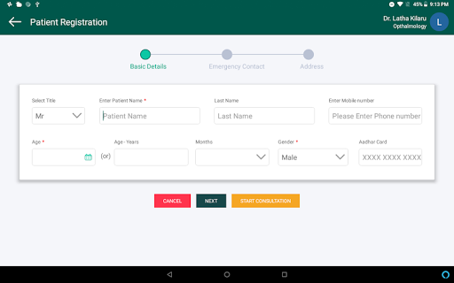 EHNOTE Camp - for Health Camps Screen 2