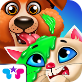 Kitty & Puppy Paint Time icon