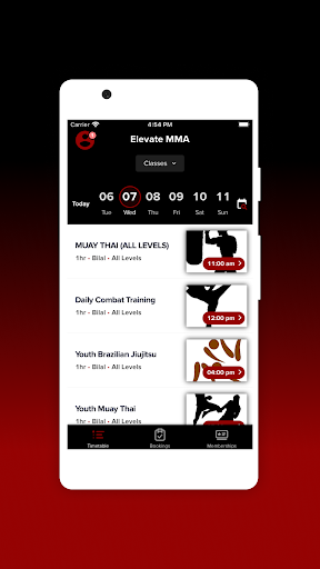 Elevate MMA Screen 3