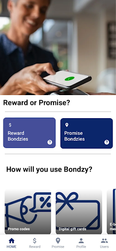 Android application Bondzy screenshort