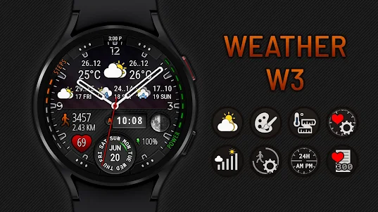 날씨 시계 모드 W3