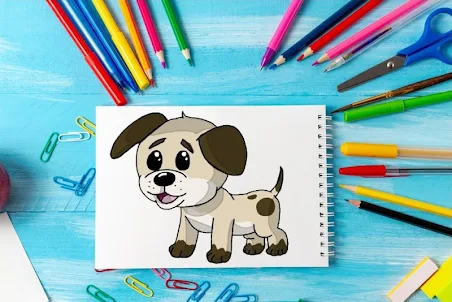 犬を描く方法