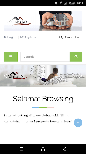 Android application Global O screenshort