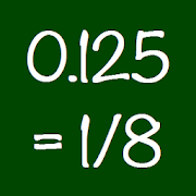 Decimal to Fraction Converter Calculator - Ad Free